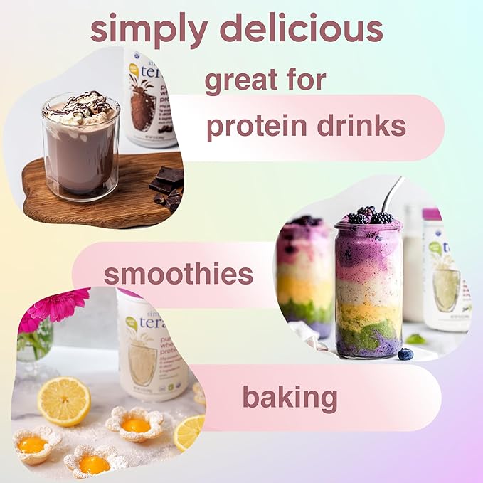 Simply Teras Whey Simply Dark Chocolate rBGH Free 24 oz