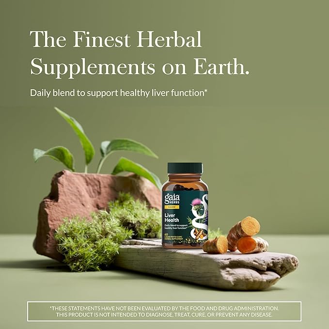 Gaia Herbs Vitex Berry - Support Hormone Balance for Women &amp a Healthy Menstrual Cycle* - 60ct &amp Liver Health - Supplement with Milk Thistle Turmeric Root Schisandra for Liver Cleanse Suppor