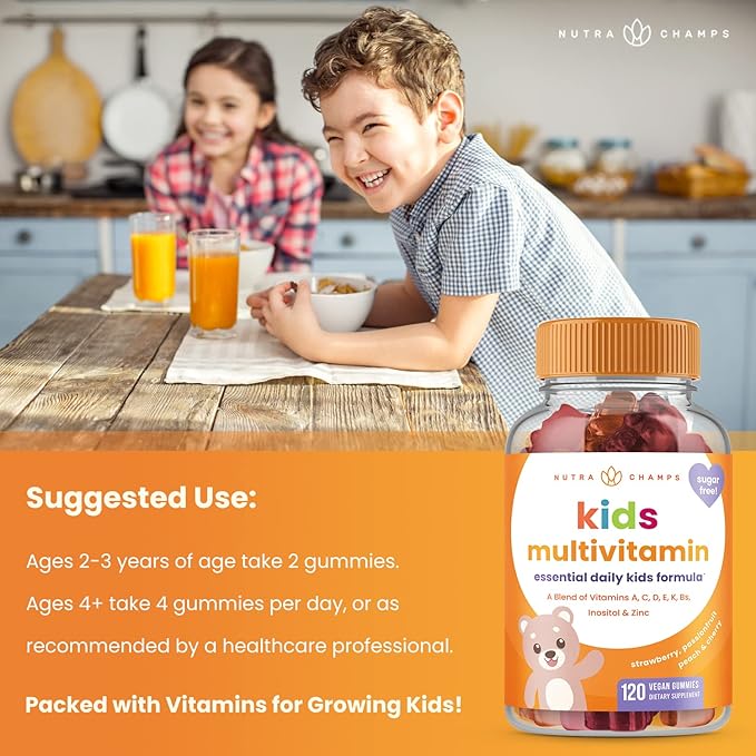 NutraChamps Kids Multivitamins &amp Kids Magnesium Gummies