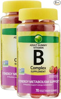 KP+ Vitamin B Complex | 70 Vegetarian Gummies | Supports Energy Metabolism &amp Nervous System Health | Strawberry Flavor | Pack of 2