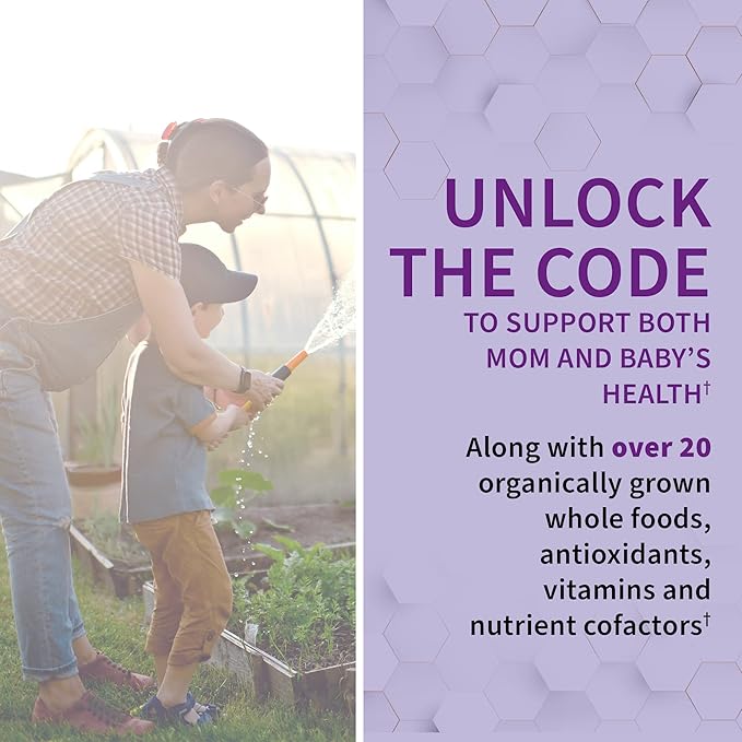 Garden of Life Prenatal Multivitamin for Women with Iron Folate &amp Vitamin C and D3 for Neural Development &amp Probiotics for Immune Support – Vitamin Code – Non-GMO Gluten-Free Kosher 10 Day