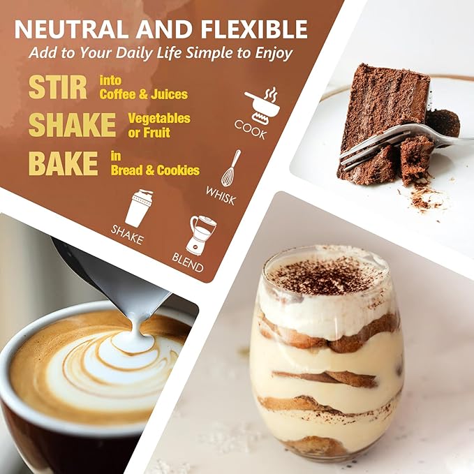Zammex Multi Collagen Protein Powder Type I &amp III &amp V &amp X Hydrolyzed Collagen Peptides for Women &amp Men Supports Hair and Skin Gut Health 41 Servings Chocolate