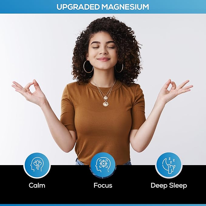 Upgraded Formulas Nano Minerals and Magnesium Liquid Supplement - Deep Sleep Calm and Stress Support - Vegan Natural (30 Servings)
