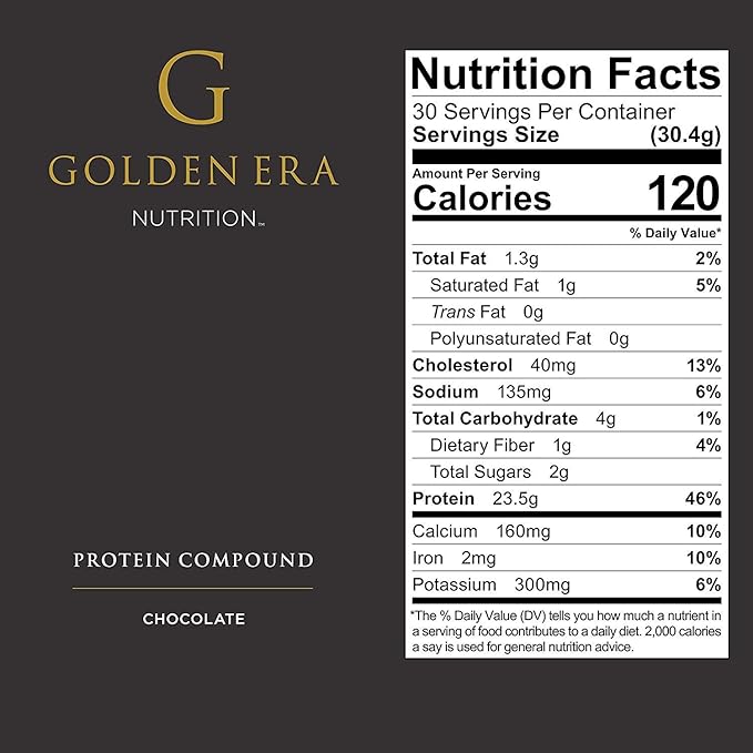 Whey Protein Compound Powder Chocolate Flavor Gluten-Free 2 Pounds
