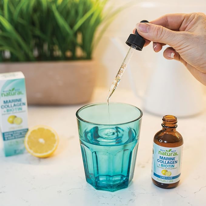 Why Not Natural Organic B12 Drops and Liquid Marine Collagen with Biotin