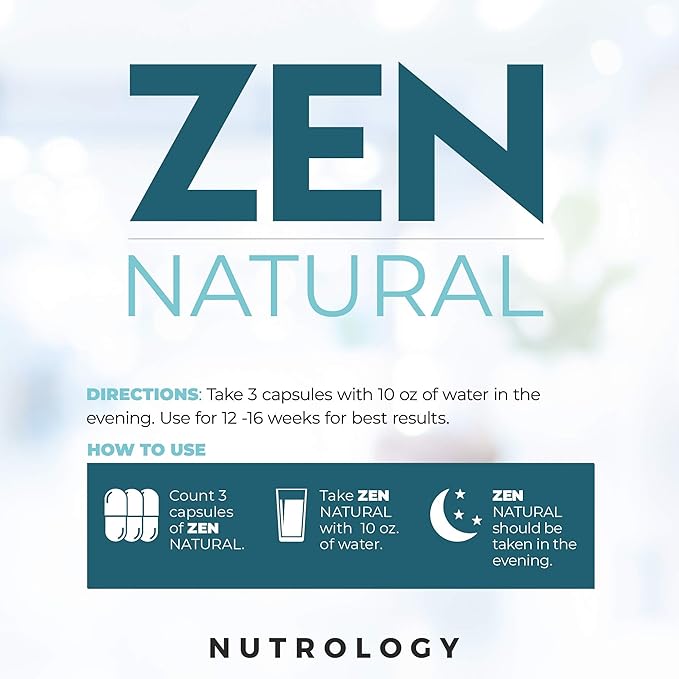 Nutrology Zen Natural Magnesium Supplement (30 Servings) &amp Nutrology BCAA Natural Plant Based BCAA Powder Lemonade Flavor (30 Servings)