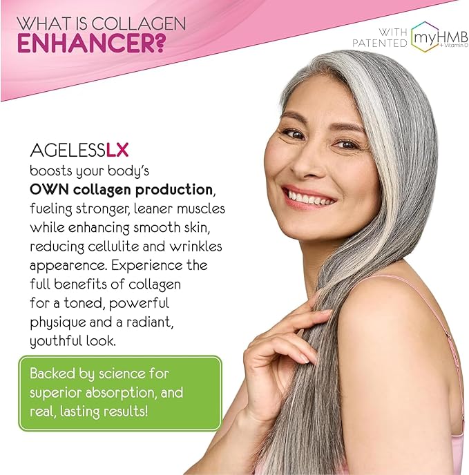 Powder Supplement for Women - with HMB Collagen Enhancer Plus Vitamin D3 K2 Horsetail + Biotin for Lean Muscle and Stronger Hair + Nails - 30 Powder Packets Strawberry Lemonade and Wildberry Bundle