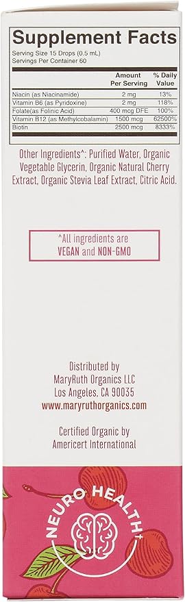 Mary Ruth's Organic Vitamin B Complex Drops 1 FZ