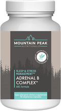 Mountain Peak Adrenal B Complex - Cortisol Support w/Ashwagandha Vitamin B6 B12 &amp C - Helps Support Stress Levels - Encodcrine &amp Nervous System Support Supplement (90 Vegetarian Capsules)