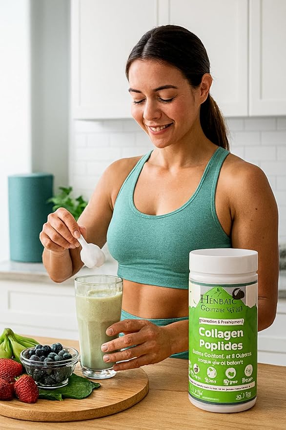Collagen Peptides Powder - 10g Types I II III IV V X Collagen + Probiotic &amp Enzymes for Hair Skin Joint &amp Gut Support | Grass-Fed BovineWild-Caught FishChicken Bone BrothEggshell | Unflavor