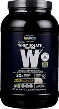 Biochem 100% Whey Isolate Protein - Natural Flavor - 20g of Protein - Pre &amp Post Workout - Meal Replacement - Keto-Friendly - Easily Digestible - Silky Smooth Taste - Easy to Mix (36.9 oz)