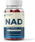 NAD+ Nicotinamide Riboside Chloride Capsules – 30 Capsules Dietary Supplement – Plant-Based Non-GMO Soy-Free 100% Vegan – Daily Nutritional Support Third-Party Lab Tested