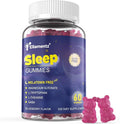Sleep Gummies Melatonin Free with Magnesium Glycinate L-Tryptophan GABA L-Theanine Ashwagandha Natural Sleep Aid Calm Relax Gummy No Melatonin for Adults Extra Strength without Melatonin 60Cts