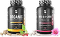 Ashwagandha KSM-66 + Myo-Inositol &amp D-Chiro Inositol by B Life | Hormonal Balance &amp Stress Support | 120 + 60 Capsules | Mood Focus &amp PCOS Support | Made in USA
