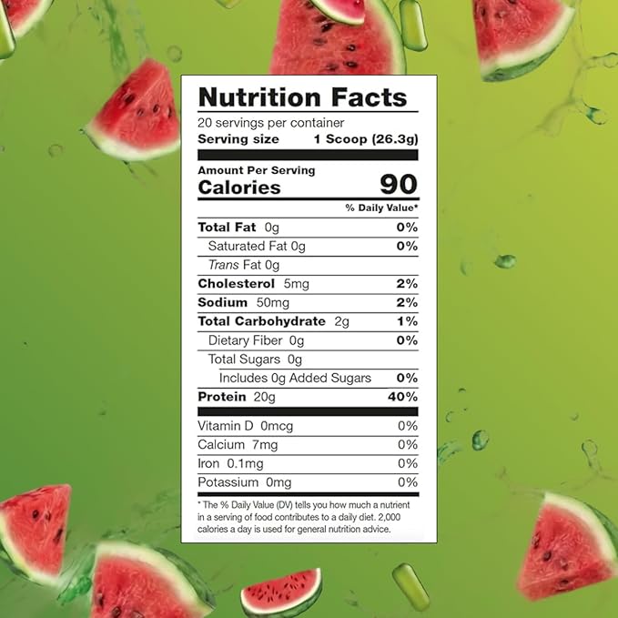 Myprotein Clear Whey Isolate Protein Powder 20 Servings (1.1lbs) Fruity Mike and IKE Sour Watermelon Drink Mix 20g Protein per Serving Daily Drink for Superior Performance