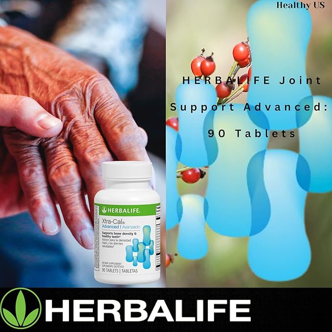Herbalife Xtra-Cal Advanced: Tablets with Vitamin D and Minerals Rich in Calcium (90 Tablets)