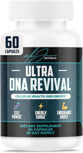 NAD+ Support Supplement | Ultra DNA Revival Formula | Cellular Energy &amp Wellness Support | Premium NMN + Resveratrol Blend | Vegan Capsules | 60 Count