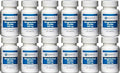 Magnesium Oxide 400 mg Dietary Supplement Tablets Generic MegOx 120 Tablets per Bottle Pack of 12