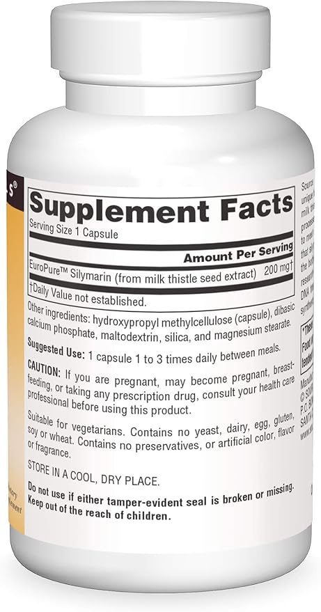 EuroPure Silymarin 200mg Source Naturals Inc. 120 Caps