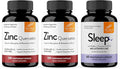 Sandhu's Zinc Quercetin 120 Count (Pack of 2) &amp Sleep 60 Capsules –Non-Habit Forming 5-in-1 Sleep Aid Supplement| Supports Immune Health &amp Aids Restful Sleep
