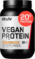 Bare Performance Nutrition Vegan Protein Plant Based Protein Pea Protein Watermelon Protein and Pumpkin Protein Naturally Sweetened and Flavored 27 Servings Oatmeal Cookie