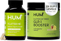 HUM Flatter Me Extra Strength Digestive Enzymes Flatter Me Fiber Supplement