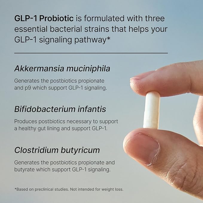 Pendulum GLP-1 Probiotic – Supports Appetite Control and Craving Management Naturally | Improves Regularity &amp Gut Health with Akkermansia &amp Other Strains (30 Capsules)