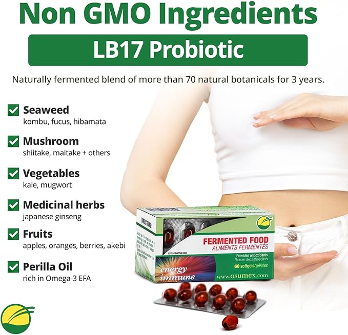 Gut Support Live Probiotics for Women and Men 60 Vegetable Softgel-LB17 Daily Probiotic Supplement for Adults Digestive Probiotic for Gut Health Gut Probiotics for Immune &amp Digestive Support