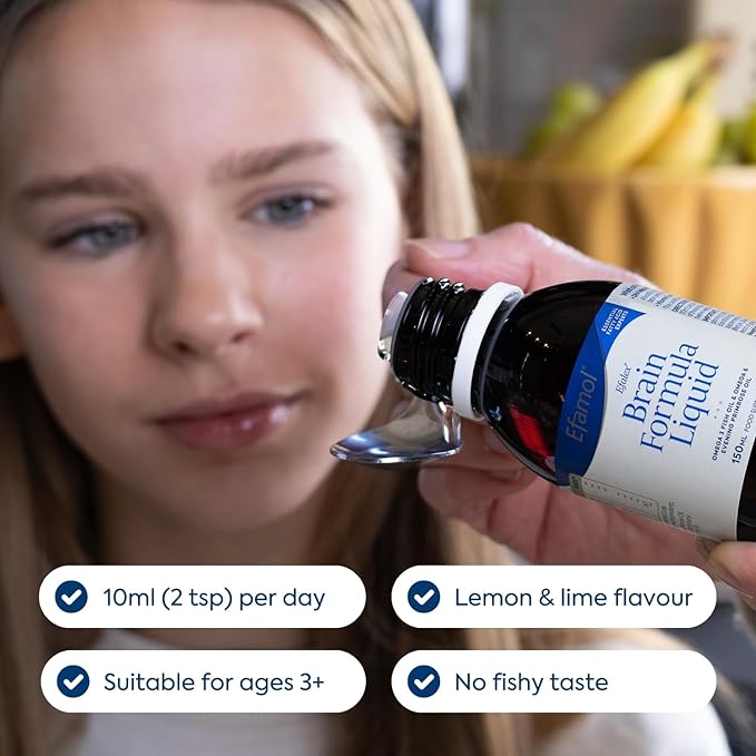 Efalex Omega 3 +6 Food Supplement Lemon &amp Lime Flavoured Liquid 150mls