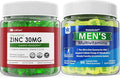Sugar Free Zinc Gummies 2 Pack + Mens Multivitamins Gummies 1 Pack