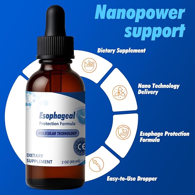Supports Protect Heartburn Relief Digestion &amp Throat Support Sodium Alginate for Acid Reflux Taste Well 60 ml