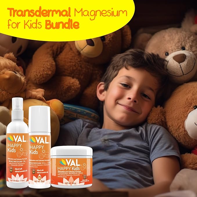 VAL Happy Kids Transdermal Magnesium Bundle for Kids