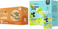 Hethstia Konjac Jelly Green Grape Flavor with Collagen Peptides 10 Packs and Konjac Fettuccine Gluten Free 12 Packs Low Calorie Keto Sugar Free Healthy Food