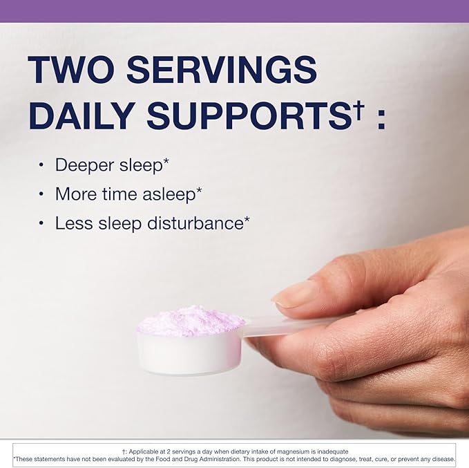 Metagenics MagActive Magnesium Night Powder - Sleep Support Supplement - Aids Healthy Sleep-Wake Cycle - Contains Magnesium Passionflower &amp Saffron - Melatonin Free - 93 g Mixed Berry Flavor