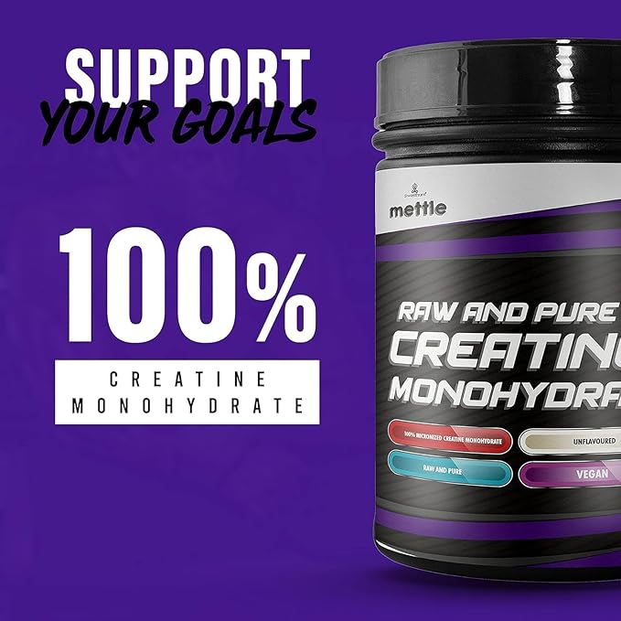 Generic Raw and Pure Creatine Monohydrate | Monohydrate | 250 g | 83 Servings | (Unflavored)