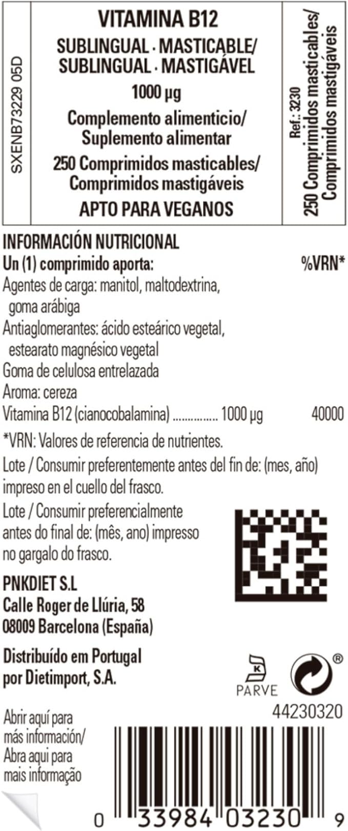 Solgar Vitamin B12 1000 mcg250 Nuggets-Supports Production of EnergyRed Blood Cells-Healthy Nervous System-Promotes Cardiovascular Health-Vitamin B-Non-GMOGluten Free-250 Servings(Pack of 2)