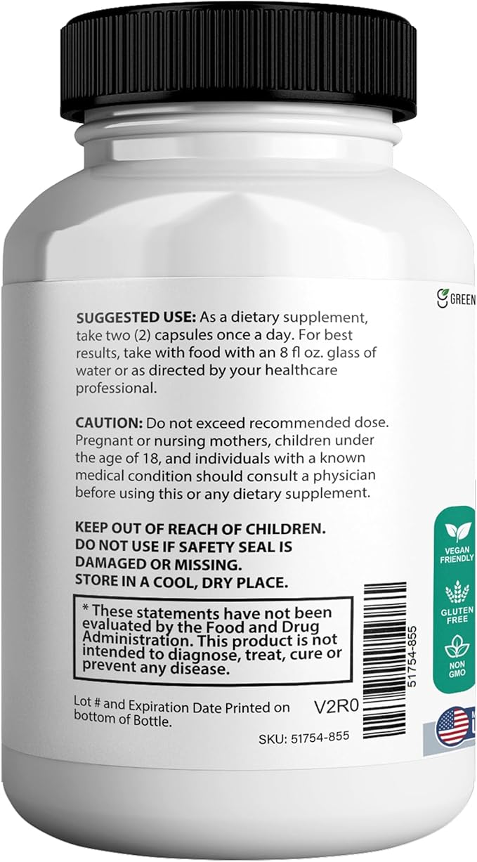 Nerve Clear Max Extra Strength Essential Vitamins &amp Minerals Nerve Health Support 60 Capsules 30-Day Supply (3)