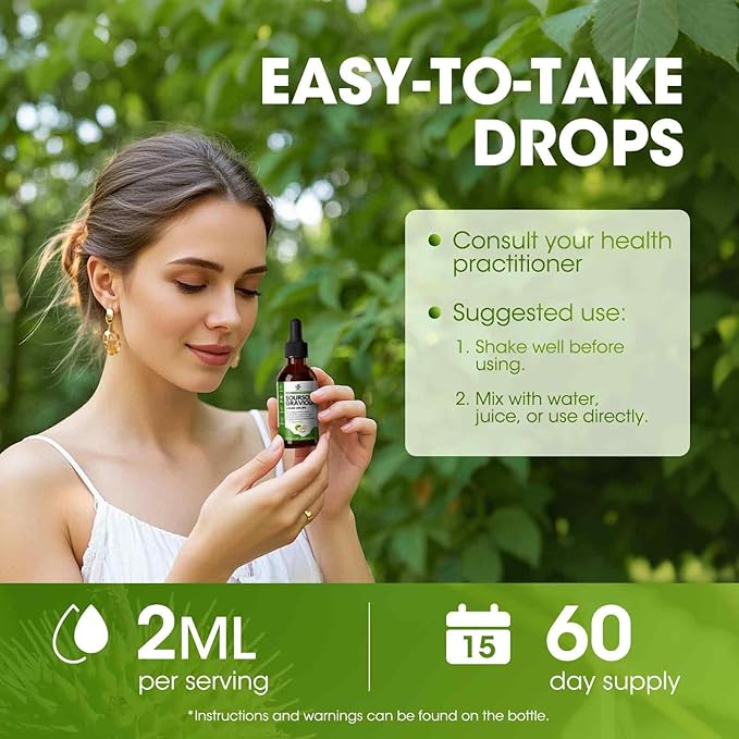 Soursop Graviola Liquid Drop for Cell Support &amp Regeneration Immune System and Gut Health Support Pure Soursop Bitters Liquid High Absorption Sugar/Gluten Free Natural Flavor 4 Fl Oz