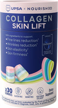 Nourished Collagen Skin Lift 30ct – Ovoderm® Egg Membrane Complex with Vitamin C Zinc &amp Selenium – Sugar-Free Vegetarian Capsules – Plastic-Free Biodegradable Packaging