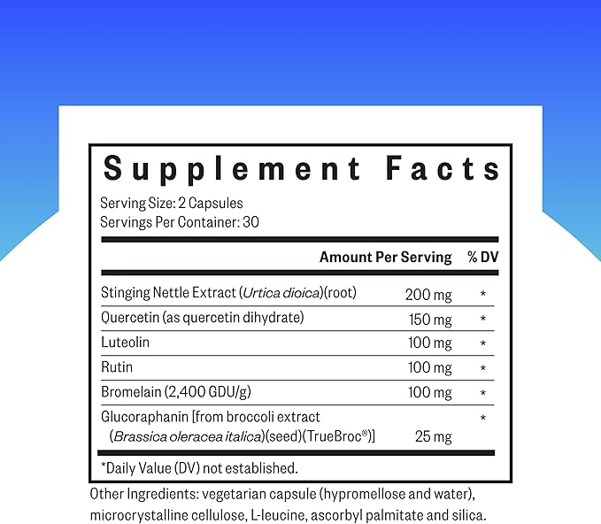 HistaminX &amp Optimal Electrolyte: Quercetin Bioflavonoids for Immune &amp Histamine Balance + Electrolyte Powder Berry (60/30 Servings)