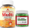 Womens Multivitamin Gummy with Sugar Free Zinc Gummies