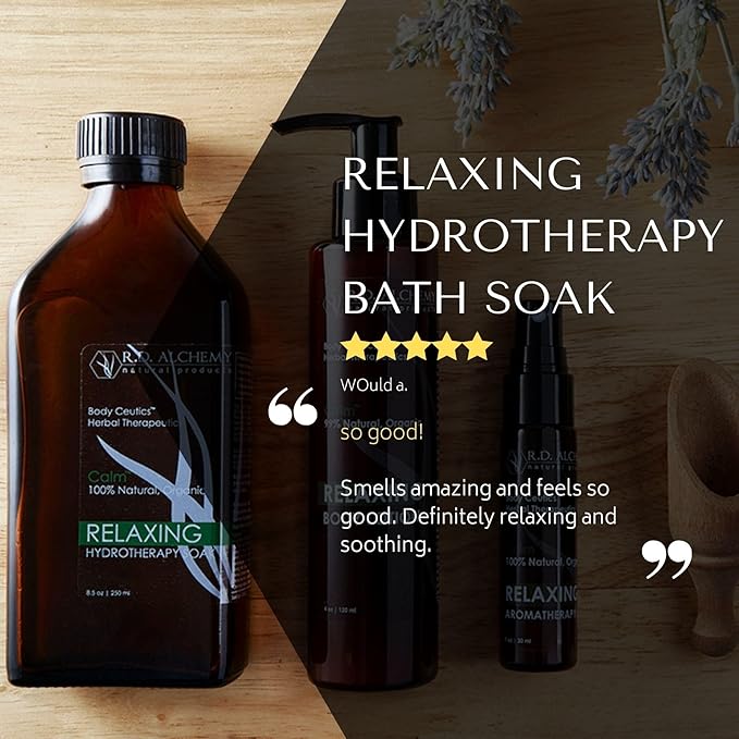 RD Alchemy - 100% Natural &amp Organic Relaxing Hydrotherapy Bath Soak