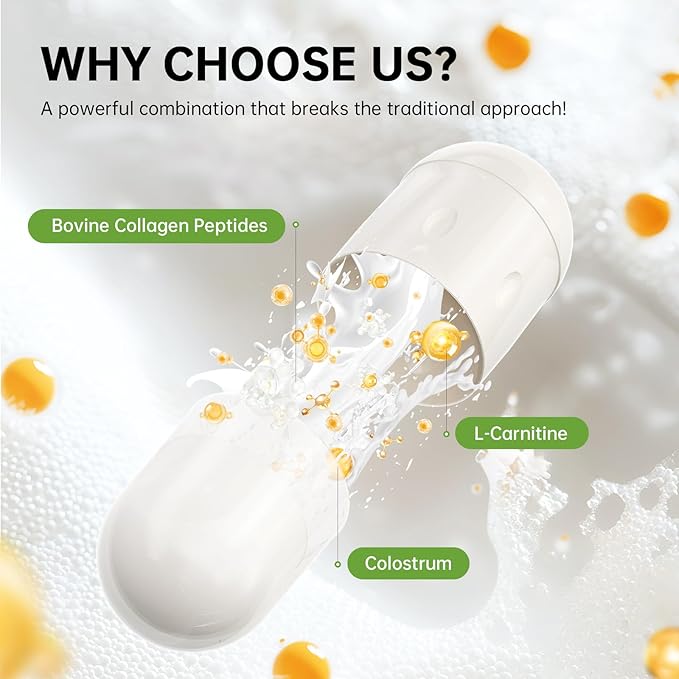 DrBioCare Living Collagen L-Carnitine Complex Supplement and Gut Health Booster Complex Supplement