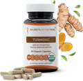 Turmeric USDA Organic 60 Capsules | Made with Organic Vegetarian Capsules and Organic Turmeric (Curcuma Longa) Dried Root (60 Capsules)