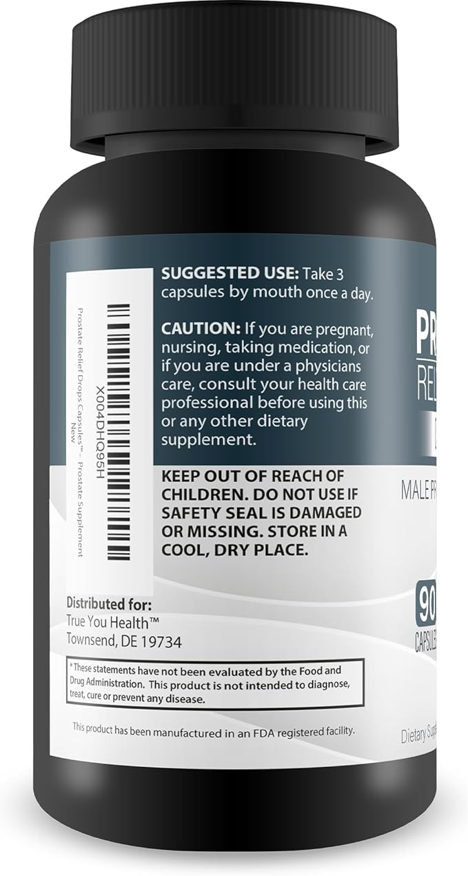 Prostate Relief Drops Capsules - Natural Prostate Supplement for Men - Our Best Prostate Supplements for Men - Our Best Prostate Health Supplement - Our Best Prostate Supplements for Men Over 50 &amp