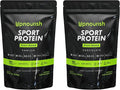 UpNourish Plant Based Sport Protein Powder Vanilla and Chocolate