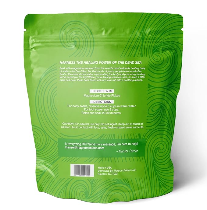 Pure Magnesium Flakes &amp Cream (2 Item Bundle)
