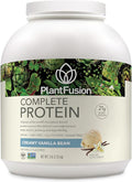 PlantFusion Complete Vegan Protein Powder - Plant Based Protein Powder with BCAAs Digestive Enzymes and Pea Protein - Keto Gluten Free Soy Free Non-Dairy No Sugar Non-GMO - Vanilla Bean 5lb Bulk