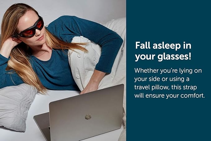 Sleep Savior Deluxe Lens Night Glasses - Blue &amp Green Light Blocking Glasses for Better Sleep