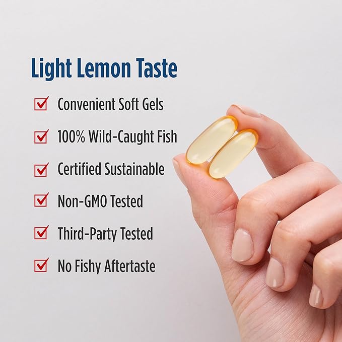 Nordic Naturals EPA Lemon - 60 Soft Gels - 1210 mg Omega-3 - High-Intensity EPA Formula for Positive Mood Heart Health &amp Healthy Immunity - 30 Servings